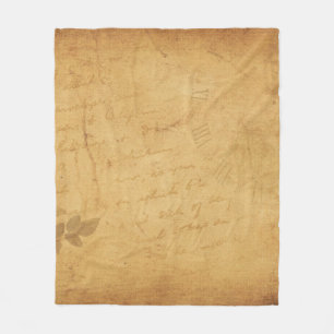 Hintergrundbild Blumen Schrift Fleecedecke