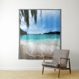 Hintergrundbild der individuell anpassbaren Beach Wandteppich