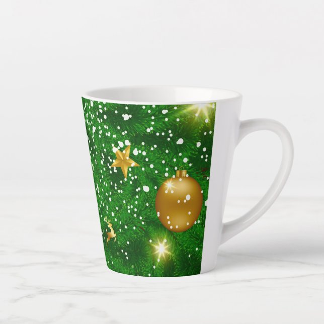 Hintergrundbild der Weihnachtsbaumen-67181 Milchtasse (Rechts)