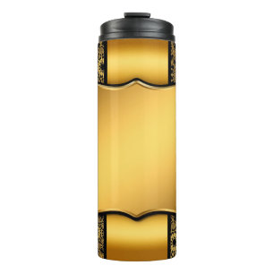 Hintergrundbild Goldrahmen Thermosbecher