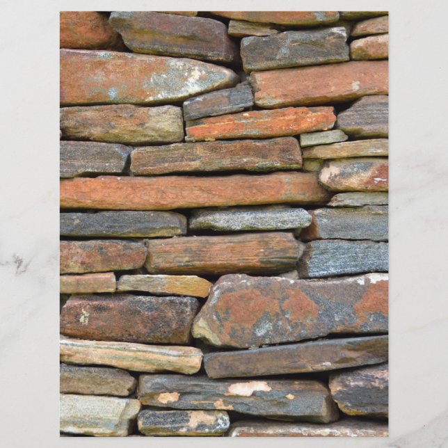 Hintergrundbild Stone Wall Scrapbook Paper (Vorderseite)