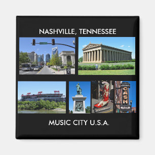 Hintergrundbilder von Nashville, Tennessee Magnet
