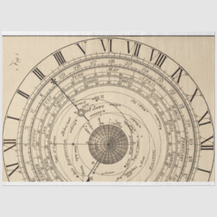Hintergrundblatt für das astrologische Junk-Journa Seidenpapier