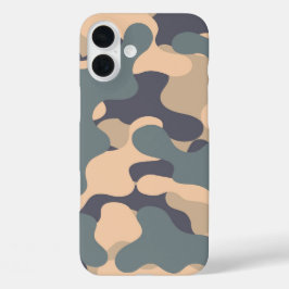 Hintergrunddesign für Camouflage iPhone 16 Plus Hülle