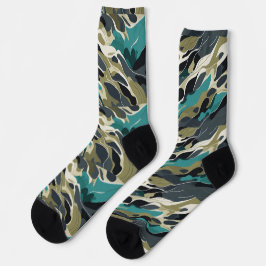 Hintergrunddesign in Camouflage Socken