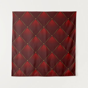 Hintergründe des gequilten Red Gold Thread Wandteppich