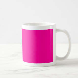 Hintergrundfarbe 2009 Fuchsia Magenta Hot Pink Kaffeetasse