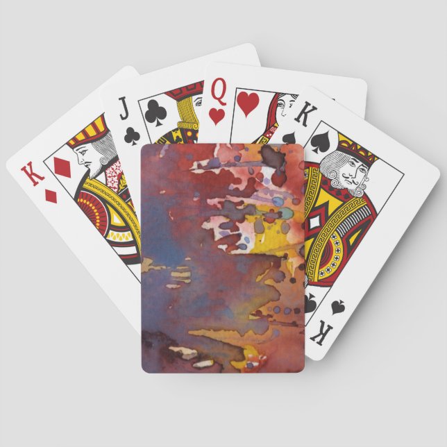 Hintergrundfarbe 8 spielkarten (Rückseite)