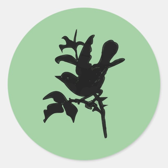 Hintergrundfarbe ändern runder aufkleber (Vorderseite)