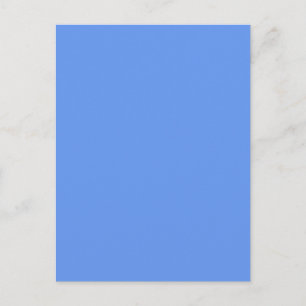 Hintergrundfarbe der Cornflower Light Blue Solid T Postkarte