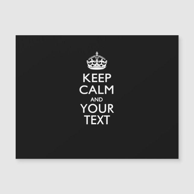 Hintergrundfarbe der personalisiert BEHALTEN CALM- Magnetkarte (Vorderseite)