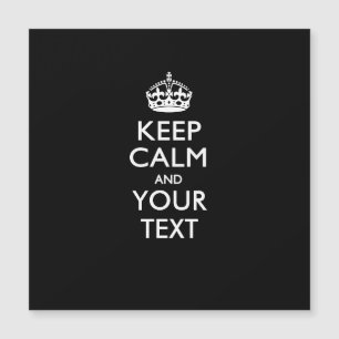 Hintergrundfarbe der personalisiert BEHALTEN CALM- Magnetkarte