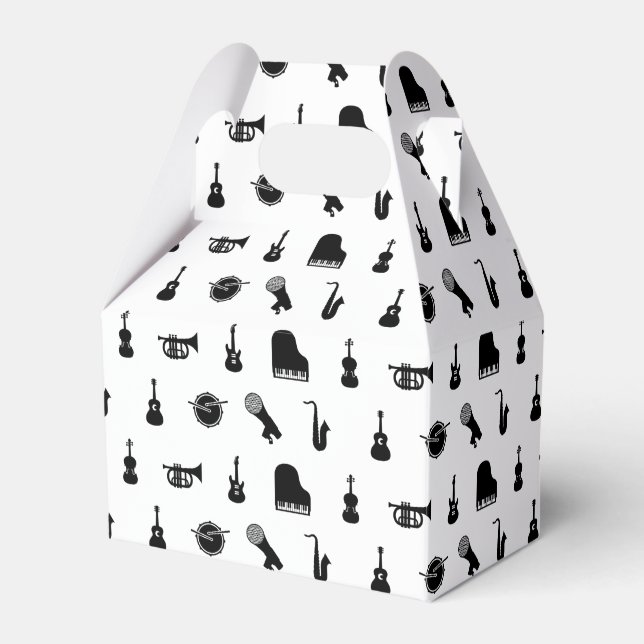 HINTERGRUNDFARBE FÜR Musikinstrumente Geschenkschachtel (Vorderseite)