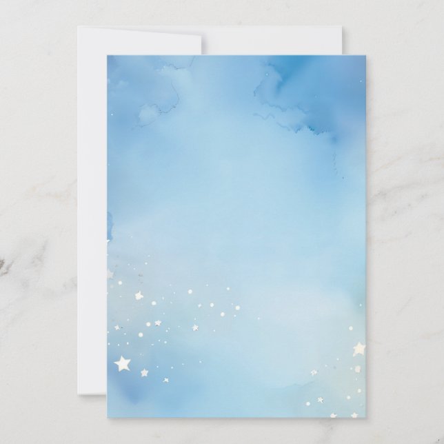 Hintergrundfarbe für nächtliche Sterne Einladung (Vorderseite)