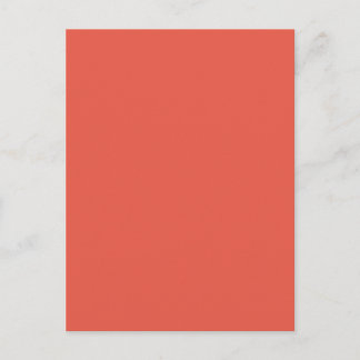 Hintergrundfarbe - Koralle Postkarte