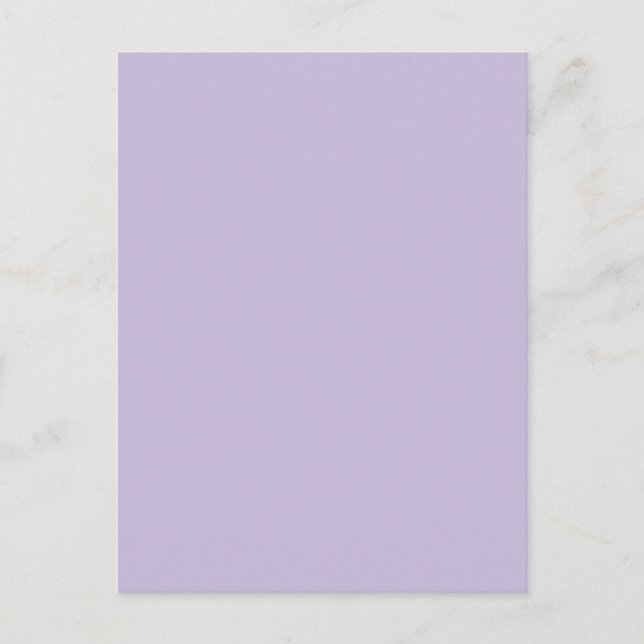 Hintergrundfarbe - Lilac Postkarte (Vorderseite)