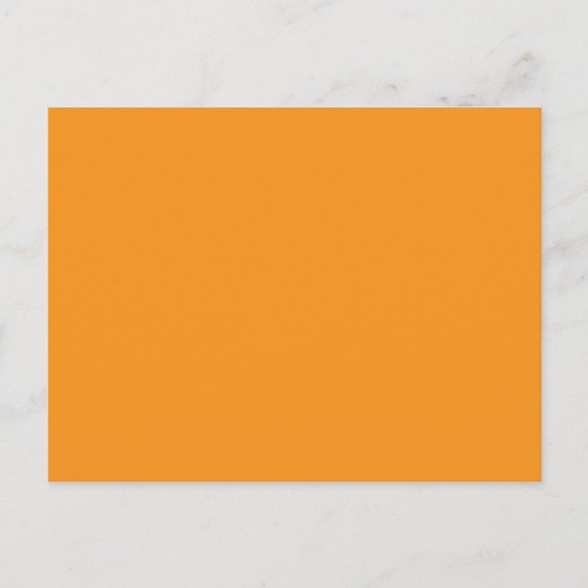 Hintergrundfarbe - Orange Postkarte (Vorderseite)