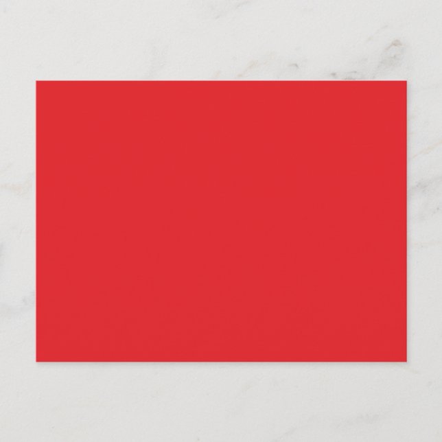 Hintergrundfarbe - Rot Postkarte (Vorderseite)