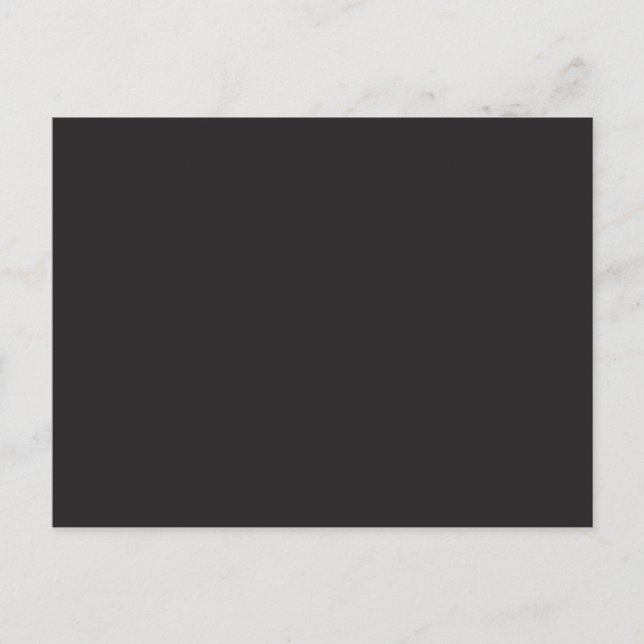 Hintergrundfarbe - Schwarz Postkarte (Vorderseite)