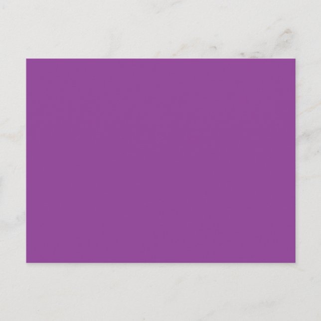 Hintergrundfarbe - Violett Postkarte (Vorderseite)