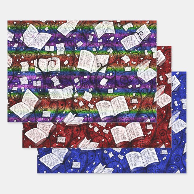 Hintergrundinformation 4 geschenkpapier set (Set)