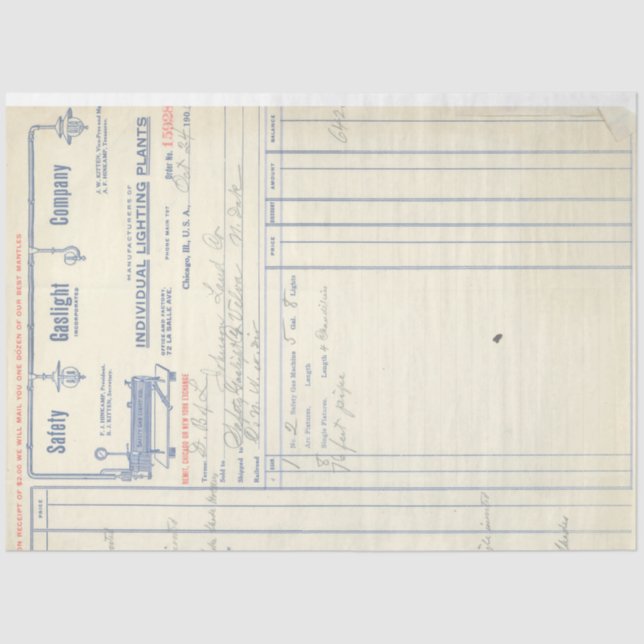 Hintergrundinformationen für Junk Journal Seidenpapier (Vorderseite)