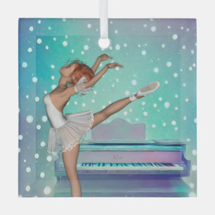 Hintergrundinformationen zu Ballerina und Aquamari Ornament Aus Glas