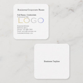 Hintergrundinformationen zu den formellen, einfach quadratische visitenkarte