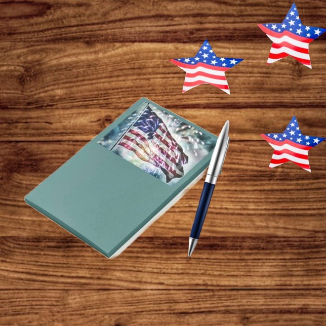 Hintergrundinformationen zu Feuerwerken Post-it Klebezettel (Plan your patriotic activities, with notes to your loved ones, and friends!)