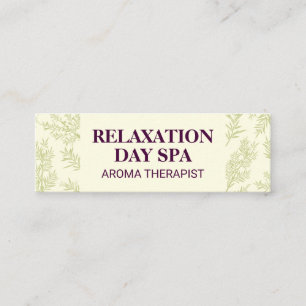 Hintergrundinformationen zu Juniper Branches Mini Visitenkarte