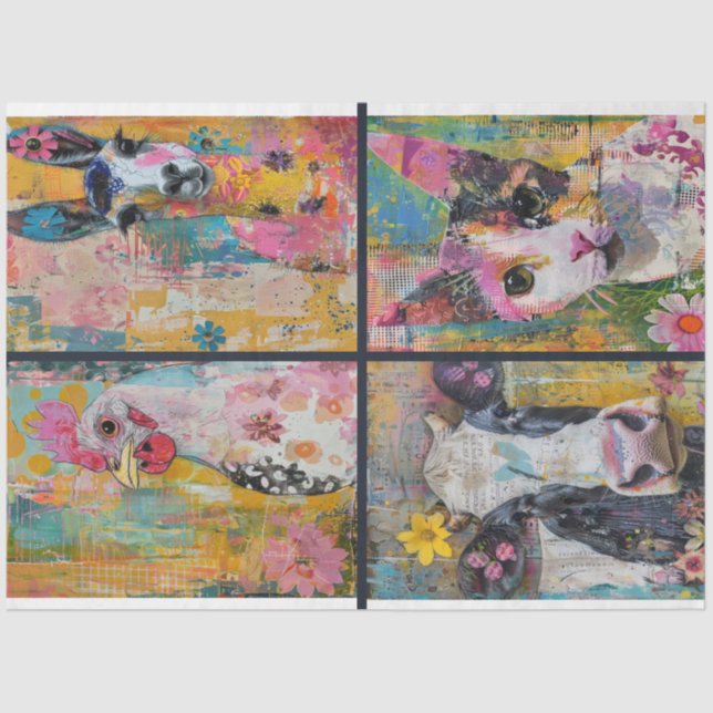 Hintergrundinformationen zum "Artist Farm Animal J Seidenpapier (Vorderseite)