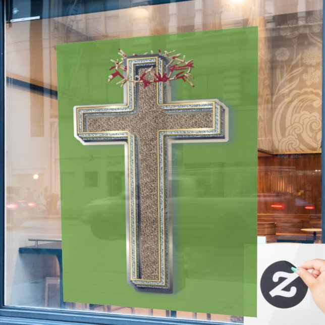 Hintergrundinformationen zum Firmenfenster Fensteraufkleber (Café-Fenster)