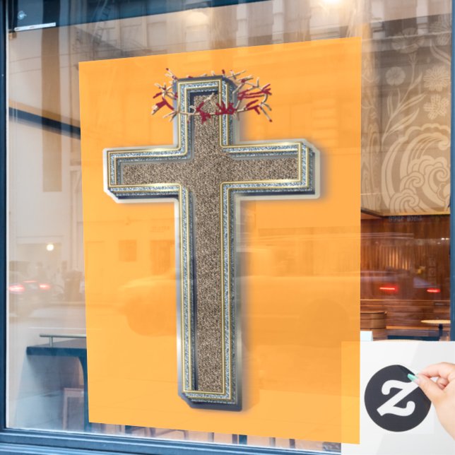 Hintergrundinformationen zum Firmenfenster Fensteraufkleber (Café-Fenster)