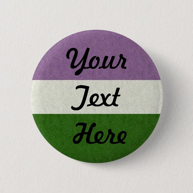 Hintergrundinformationen zum Genderqueer Pride Fla Button (Vorderseite)