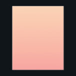 Hintergrundinformationen zum Peach Gradient Flyer<br><div class="desc">Schlicht pfirsichfarbener und rosa Farbverlauf.</div>