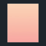 Hintergrundinformationen zum Peach Gradient Flyer<br><div class="desc">Schlicht pfirsichfarbener und rosa Farbverlauf.</div>