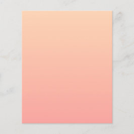 Hintergrundinformationen zum Peach Gradient Flyer