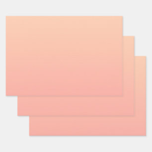 Hintergrundinformationen zum Peach Gradient Geschenkpapier Set