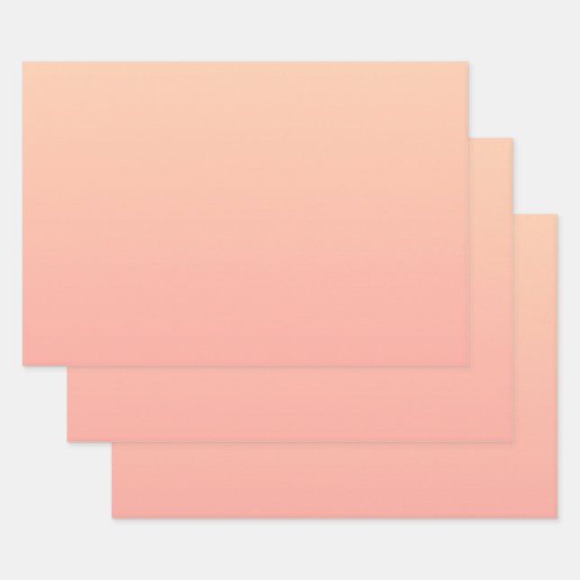 Hintergrundinformationen zum Peach Gradient Geschenkpapier Set (Set)