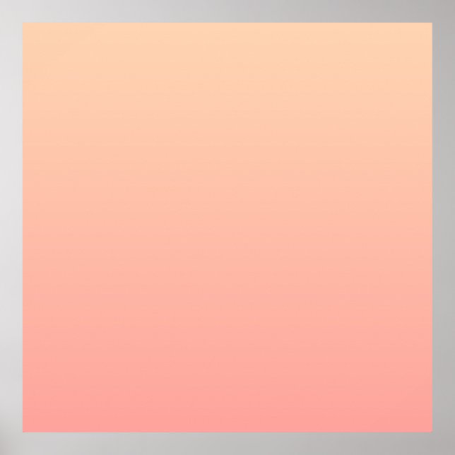 Hintergrundinformationen zum Peach Gradient Poster (Vorne)