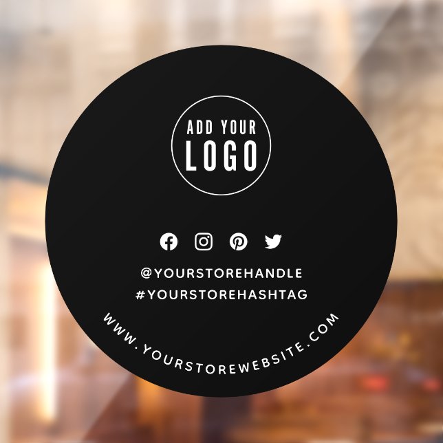 Hintergrundinformationen zum Thema Social Media hi Fensteraufkleber (Blatt 2)