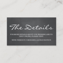 Hintergrundinformationen zur Hochzeitsstimmung auf Begleitkarte