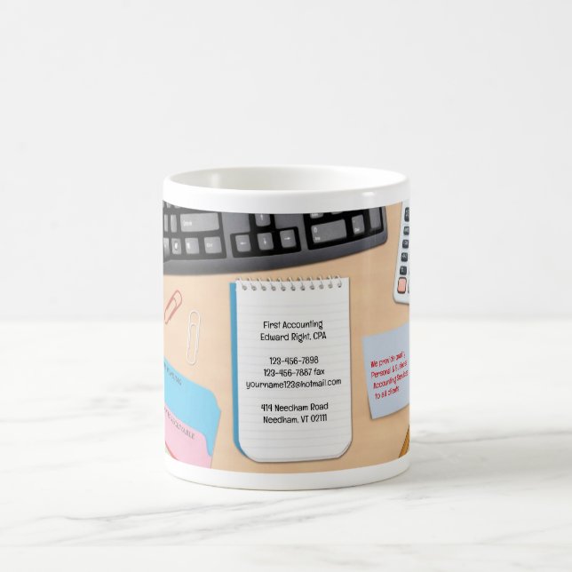 Hintergrundinformationen zur Tasse der Rechnungsst (Mittel)