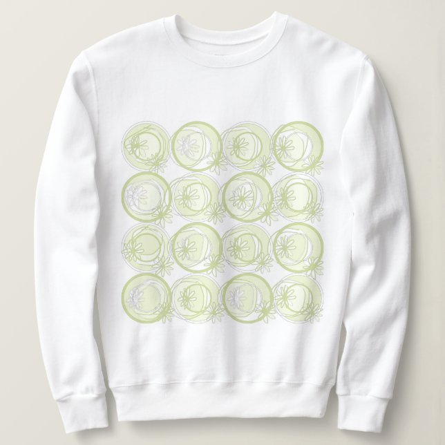 Hintergrundkreisläufe Hintergrundwissen-Blume Sweatshirt (Design vorne)
