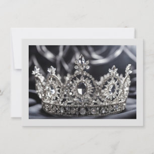 Hintergrundkronenkarte Mitteilungskarte