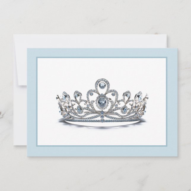 Hintergrundkronenkarte Mitteilungskarte (Vorderseite)