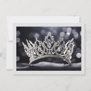 Hintergrundkronenkarte Mitteilungskarte