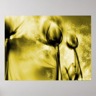 Hintergrundleuchten im antiken Poster