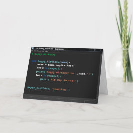 Hintergrundmodus für den Editor des Geburtstags de Karte