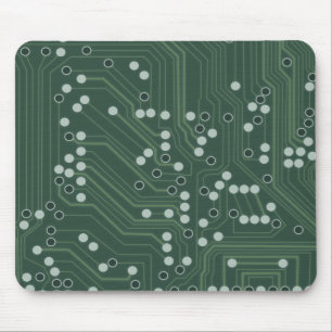 Hintergrundmuster Art des Green Circuit Board Mousepad